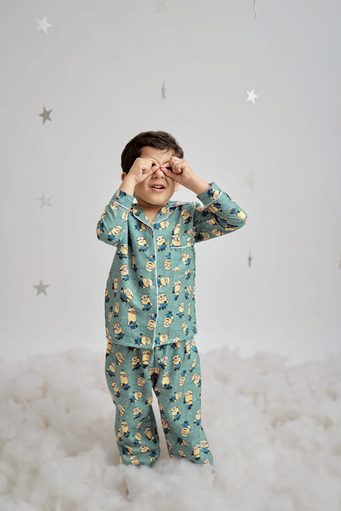 Mini Minions PJ Set thehouseofcomfort
