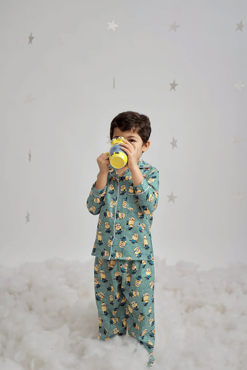 Mini Minions PJ Set thehouseofcomfort