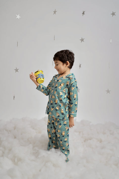 Mini Minions PJ Set thehouseofcomfort
