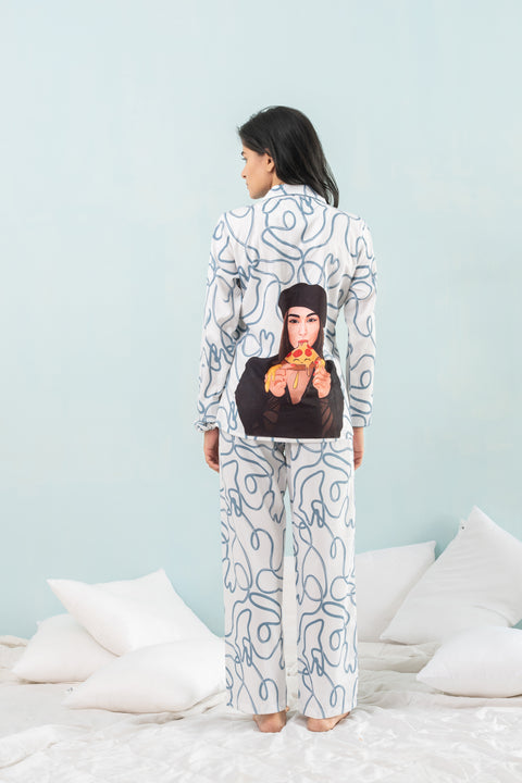 The Pizza Lover PJ Set House of Comfort